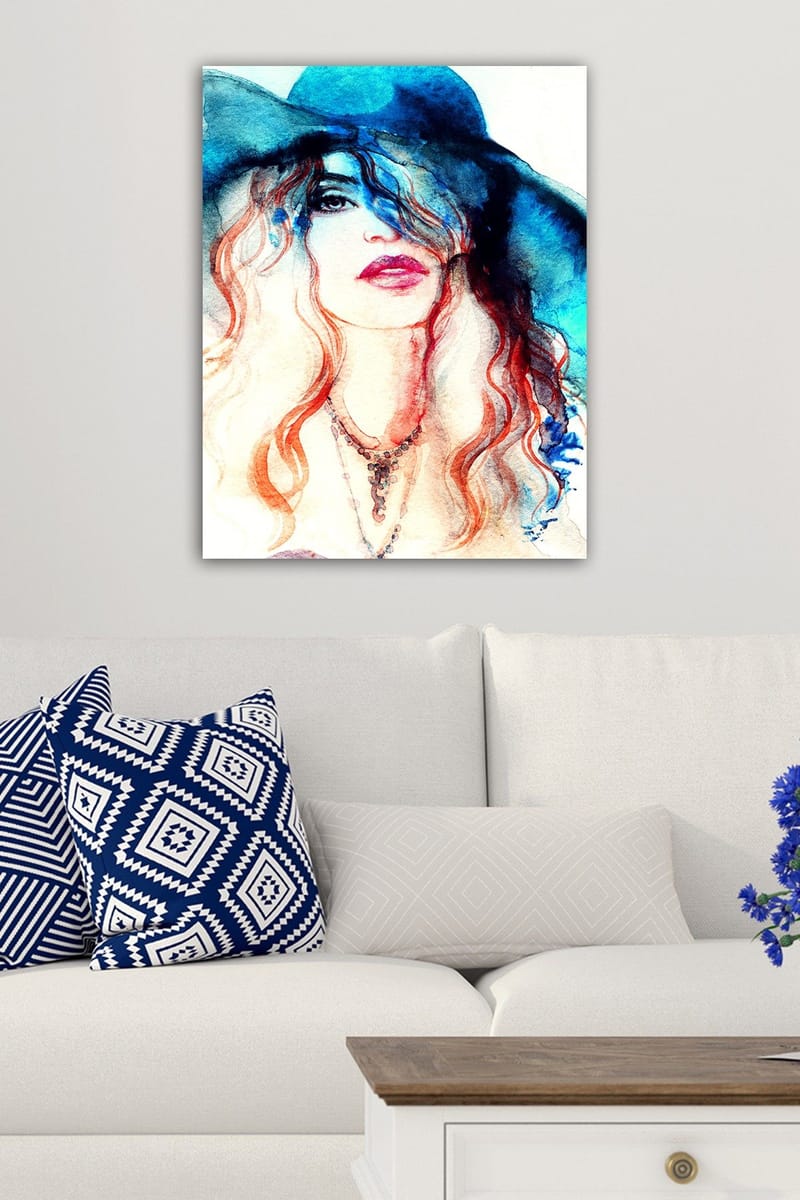 Dekorativ Canvasbilde 50x70 cm - Flerfarget - Innredning - Bilder & kunst - Lerretsbilder