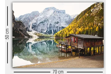Dekorativ Canvasbilde 50x70 cm - Flerfarget - Innredning - Bilder & kunst - Lerretsbilder