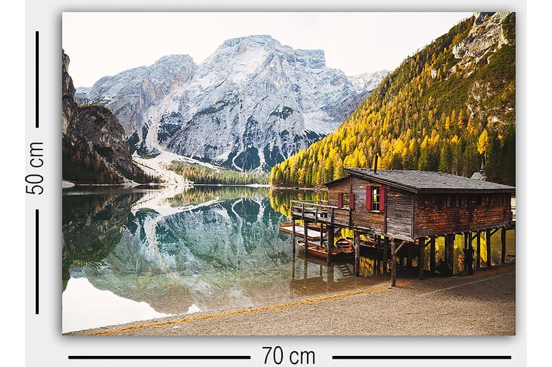 Dekorativ Canvasbilde 50x70 cm - Flerfarget - Innredning - Bilder & kunst - Lerretsbilder