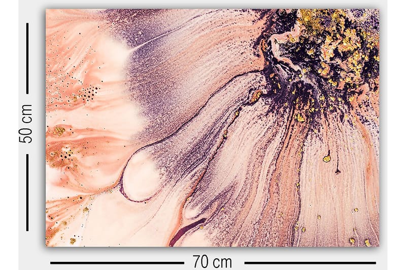 Dekorativ Canvasbilde 50x70 cm - Flerfarget - Innredning - Bilder & kunst - Lerretsbilder