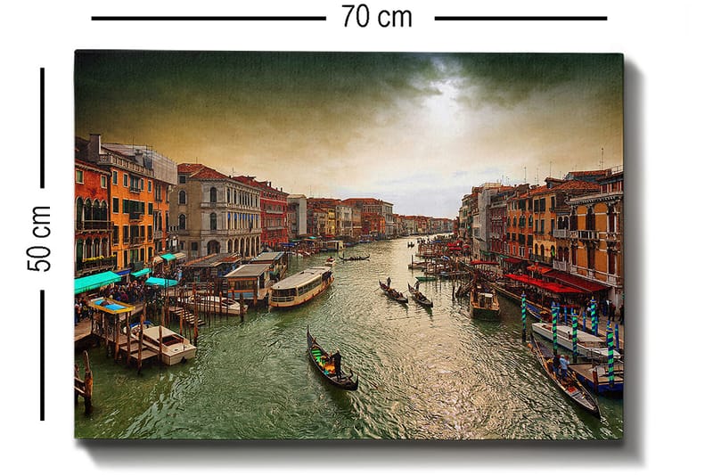 Dekorativ Canvasbilde 50x70 cm - Flerfarget - Innredning - Bilder & kunst - Lerretsbilder