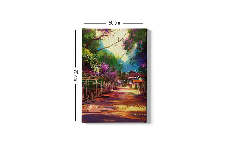 Dekorativ Canvasbilde 50x70 cm - Flerfarget - Innredning - Bilder & kunst - Lerretsbilder