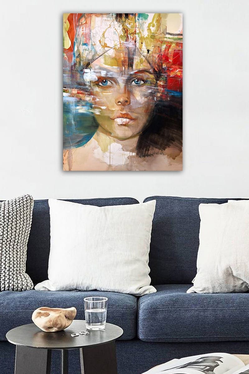 Dekorativ Canvasbilde 50x70 cm - Flerfarget - Innredning - Bilder & kunst - Lerretsbilder