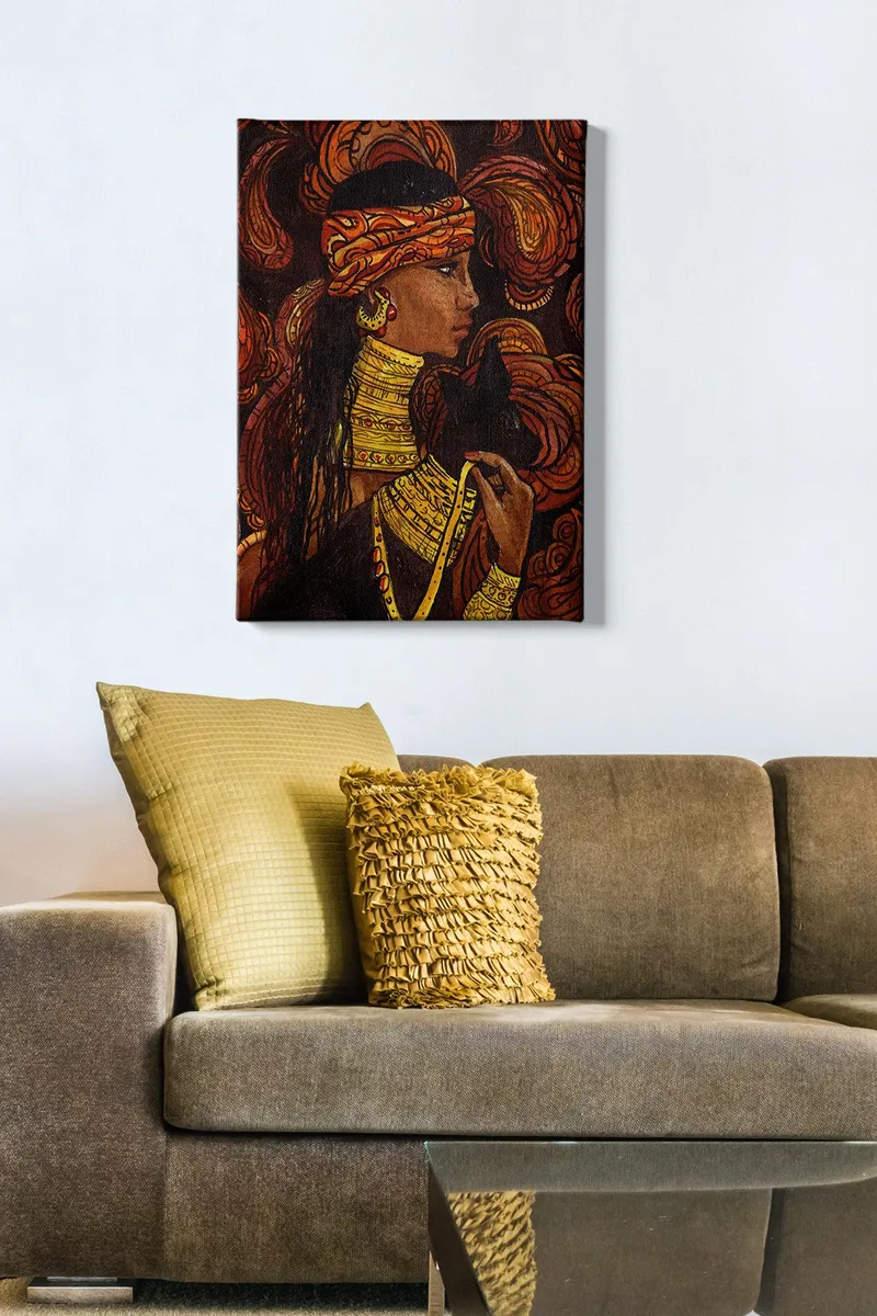 Dekorativ Canvasbilde 50x70 cm - Flerfarget - Innredning - Bilder & kunst - Lerretsbilder