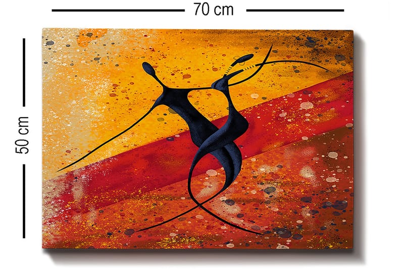 Dekorativ Canvasbilde 50x70 cm - Flerfarget - Innredning - Bilder & kunst - Lerretsbilder