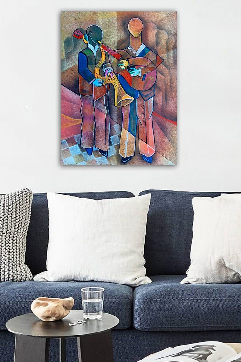 Dekorativ Canvasbilde 50x70 cm - Flerfarget - Innredning - Bilder & kunst - Lerretsbilder