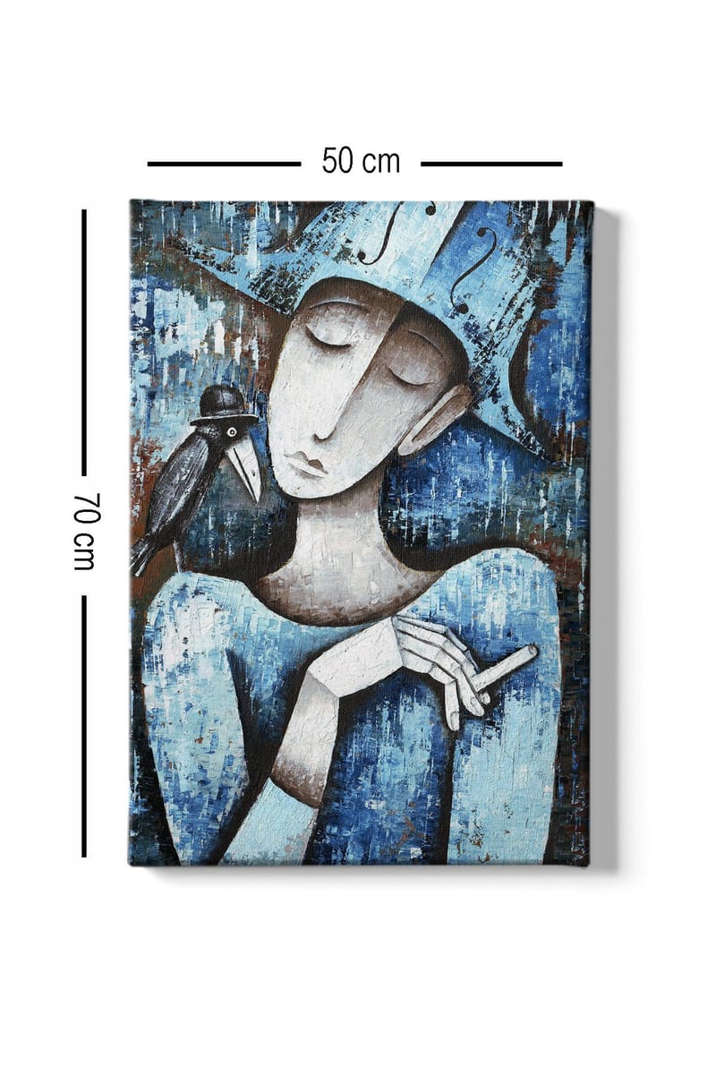 Dekorativ Canvasbilde 50x70 cm - Flerfarget - Innredning - Bilder & kunst - Lerretsbilder