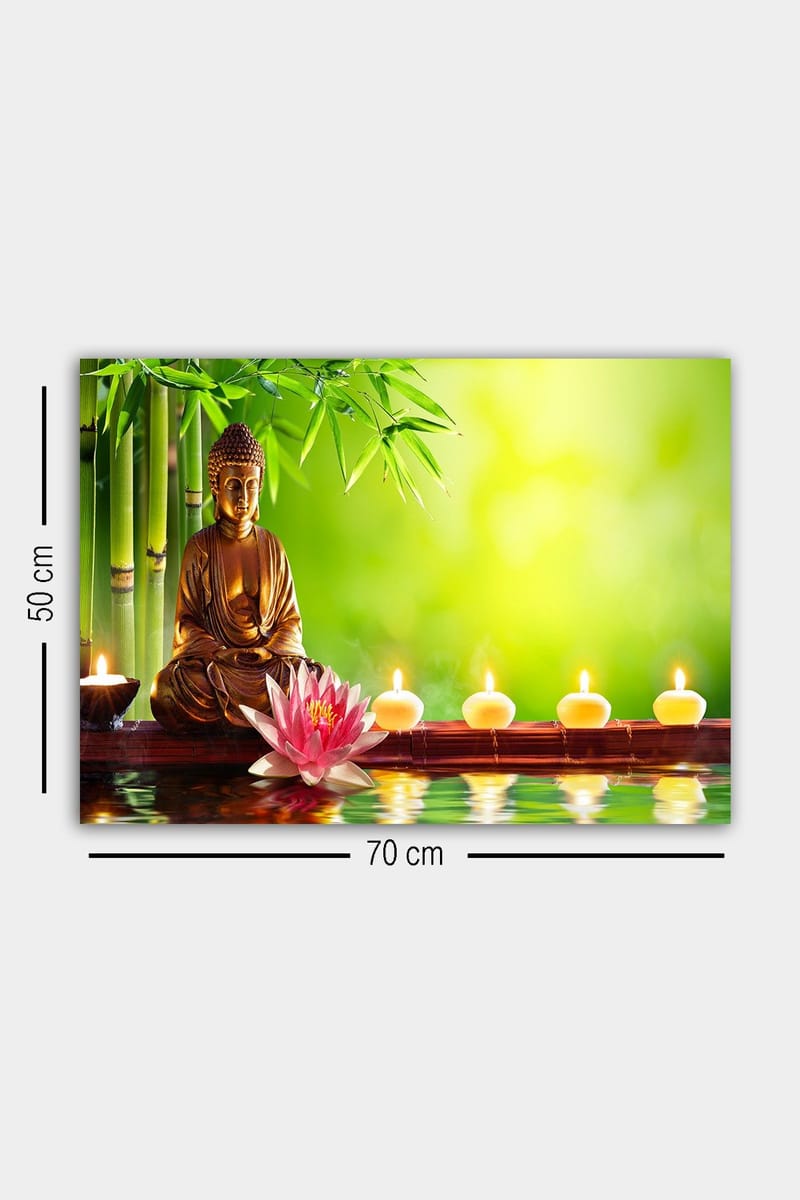 Dekorativ Canvasbilde 50x70 cm - Flerfarget - Innredning - Bilder & kunst - Lerretsbilder