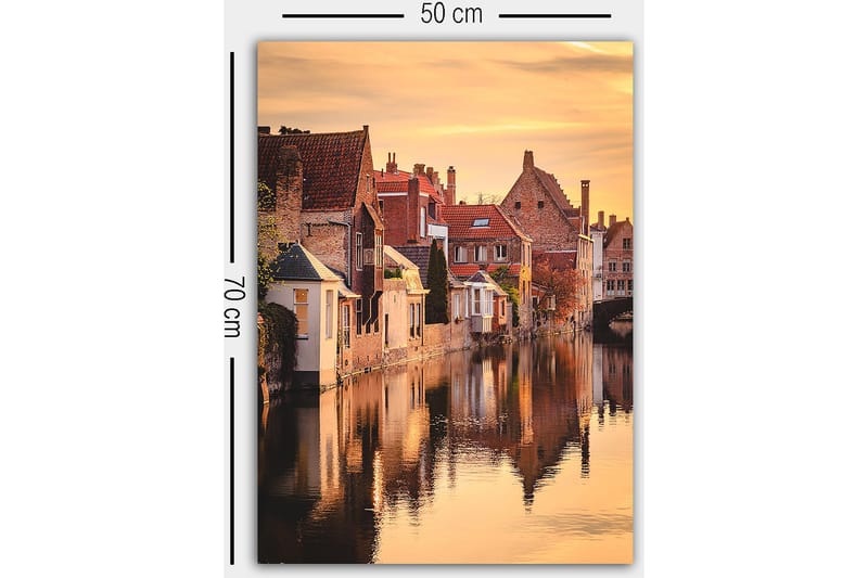 Dekorativ Canvasbilde 50x70 cm - Flerfarget - Innredning - Bilder & kunst - Lerretsbilder