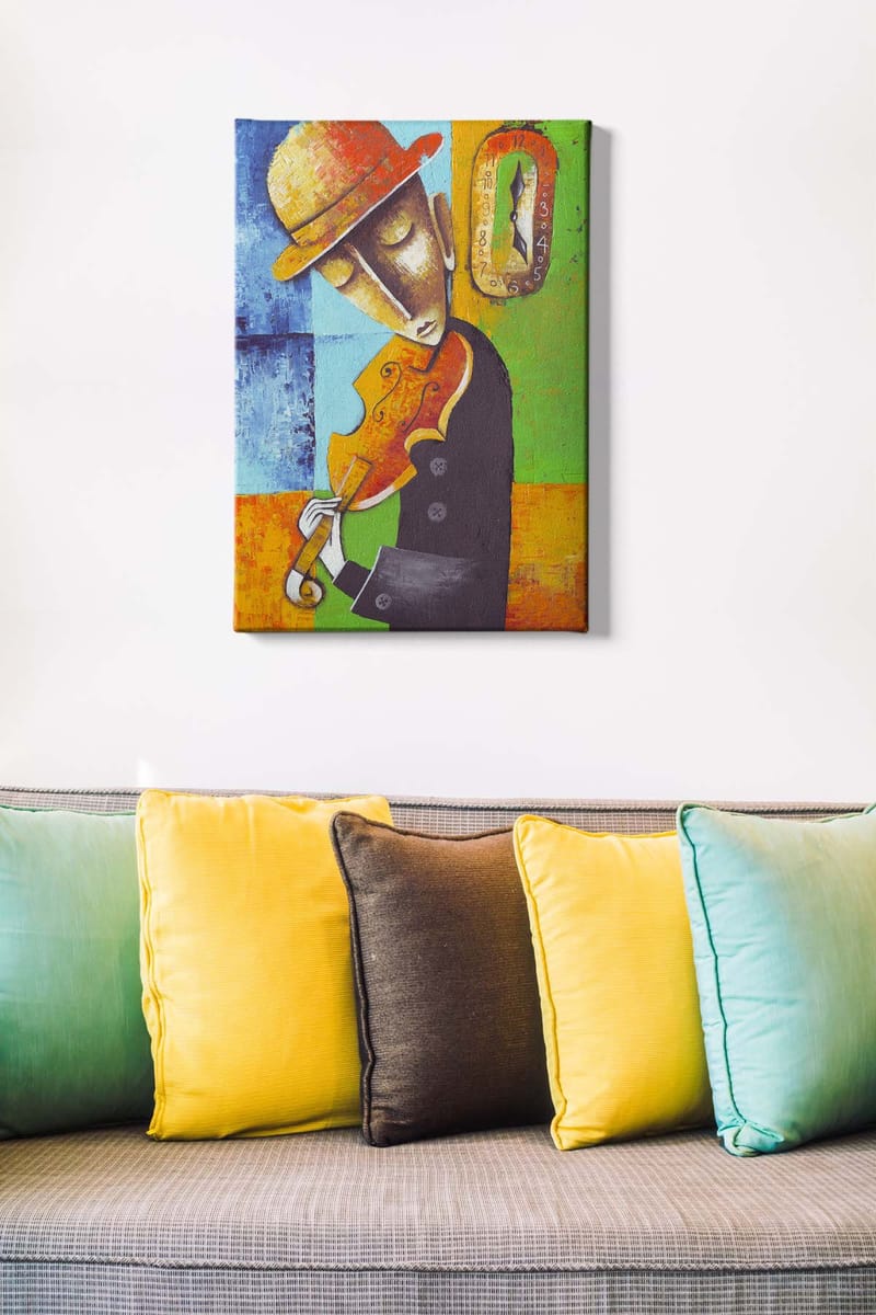 Dekorativ Canvasbilde 50x70 cm - Flerfarget - Innredning - Bilder & kunst - Lerretsbilder