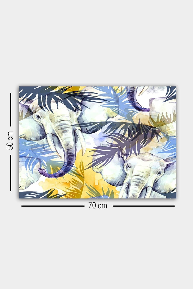 Dekorativ Canvasbilde 50x70 cm - Flerfarget - Innredning - Bilder & kunst - Lerretsbilder