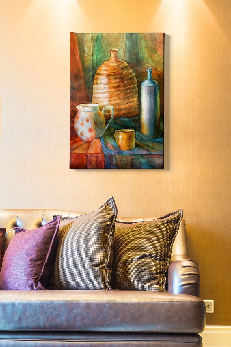 Dekorativ Canvasbilde 50x70 cm - Flerfarget - Innredning - Bilder & kunst - Lerretsbilder