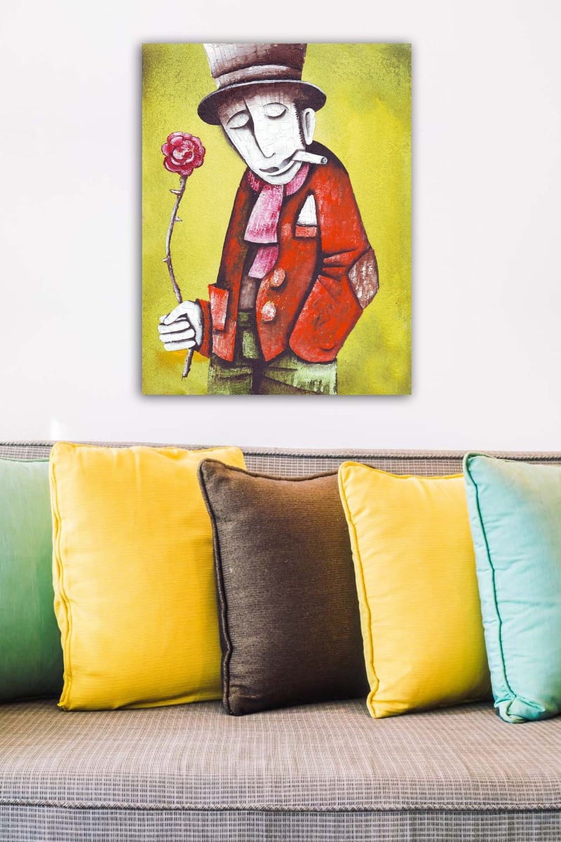 Dekorativ Canvasbilde 50x70 cm - Flerfarget - Innredning - Bilder & kunst - Lerretsbilder