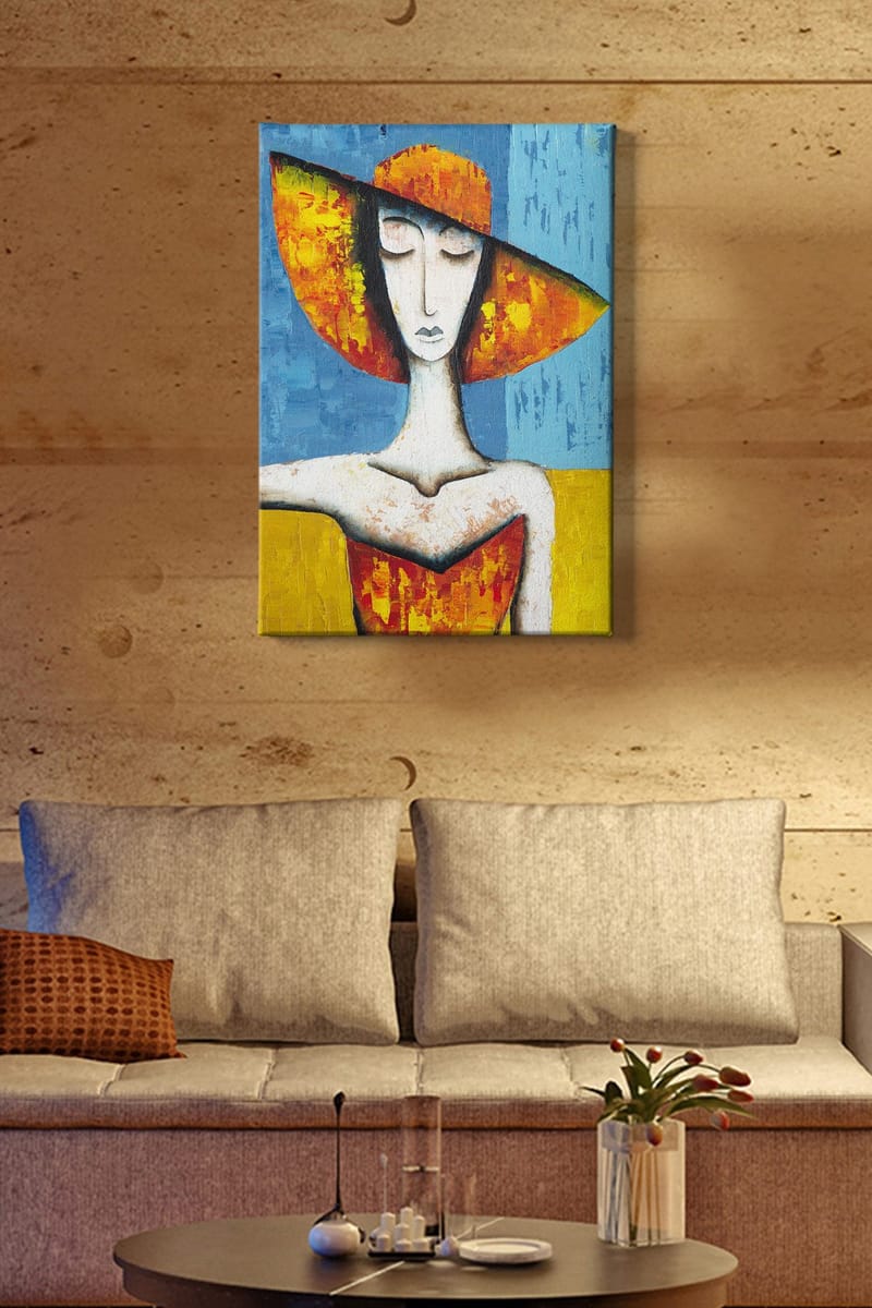 Dekorativ Canvasbilde 50x70 cm - Flerfarget - Innredning - Bilder & kunst - Lerretsbilder