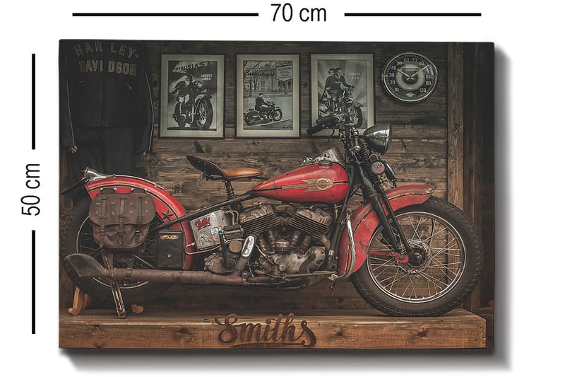 Dekorativ Canvasbilde 50x70 cm - Flerfarget - Innredning - Bilder & kunst - Lerretsbilder