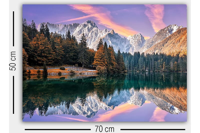 Dekorativ Canvasbilde 50x70 cm - Flerfarget - Innredning - Bilder & kunst - Lerretsbilder