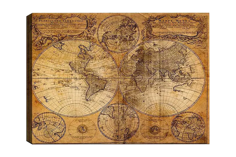 Dekorativ Canvasbilde 50x70 cm, Flerfarget