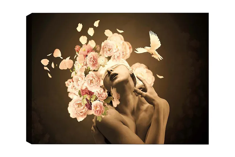 Dekorativ Canvasbilde 50x70 cm, Flerfarget