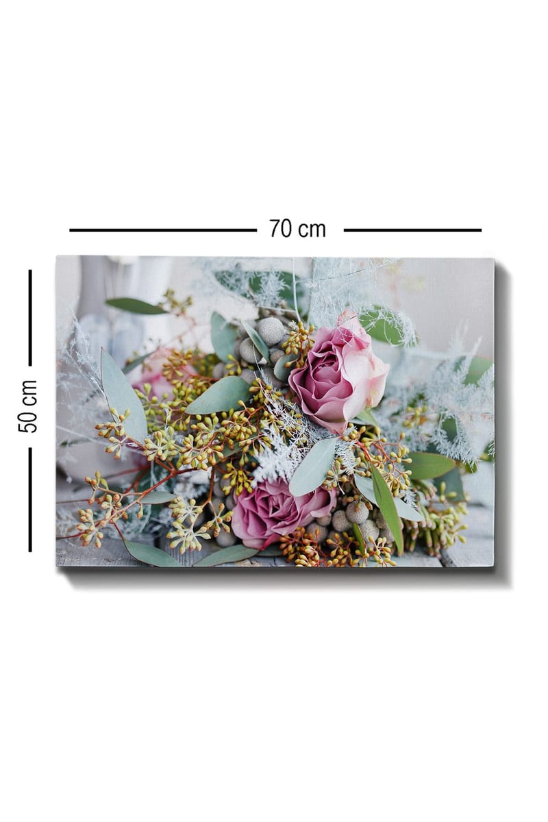 Dekorativ Canvasbilde 50x70 cm - Flerfarget - Innredning - Bilder & kunst - Lerretsbilder