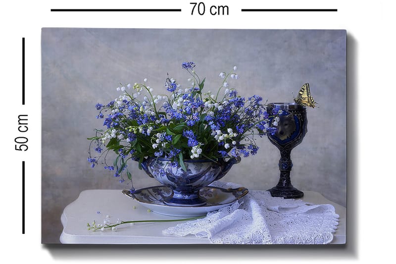 Dekorativ Canvasbilde 50x70 cm - Flerfarget - Innredning - Bilder & kunst - Lerretsbilder