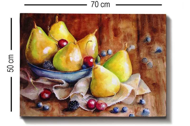 Dekorativ Canvasbilde 50x70 cm - Flerfarget - Innredning - Bilder & kunst - Lerretsbilder