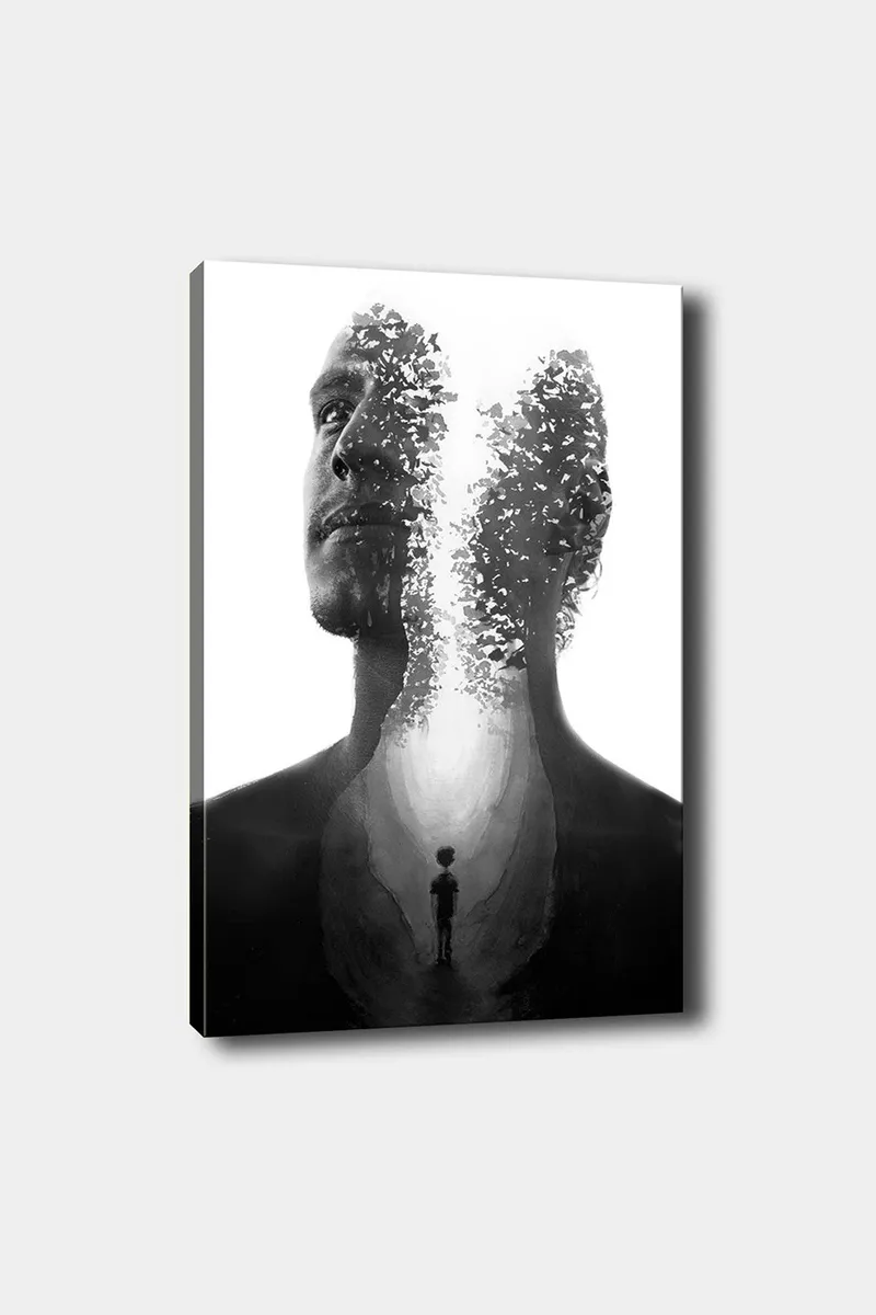 Dekorativ Canvasbilde 50x70 cm - Flerfarget - Innredning - Bilder & kunst - Lerretsbilder