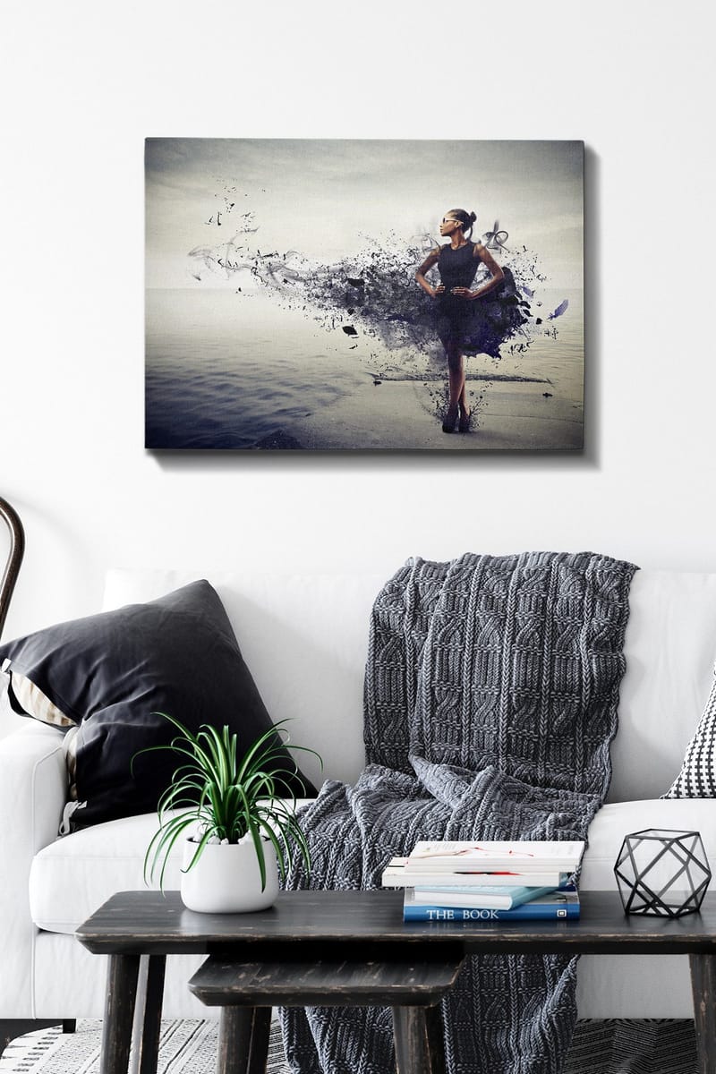 Dekorativ Canvasbilde 50x70 cm - Flerfarget - Innredning - Bilder & kunst - Lerretsbilder