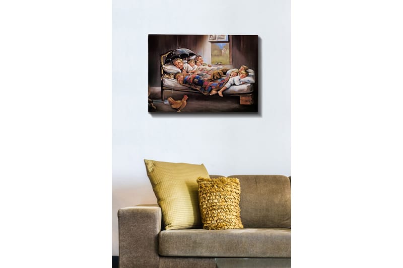 Dekorativ Canvasbilde 50x70 cm, Flerfarget