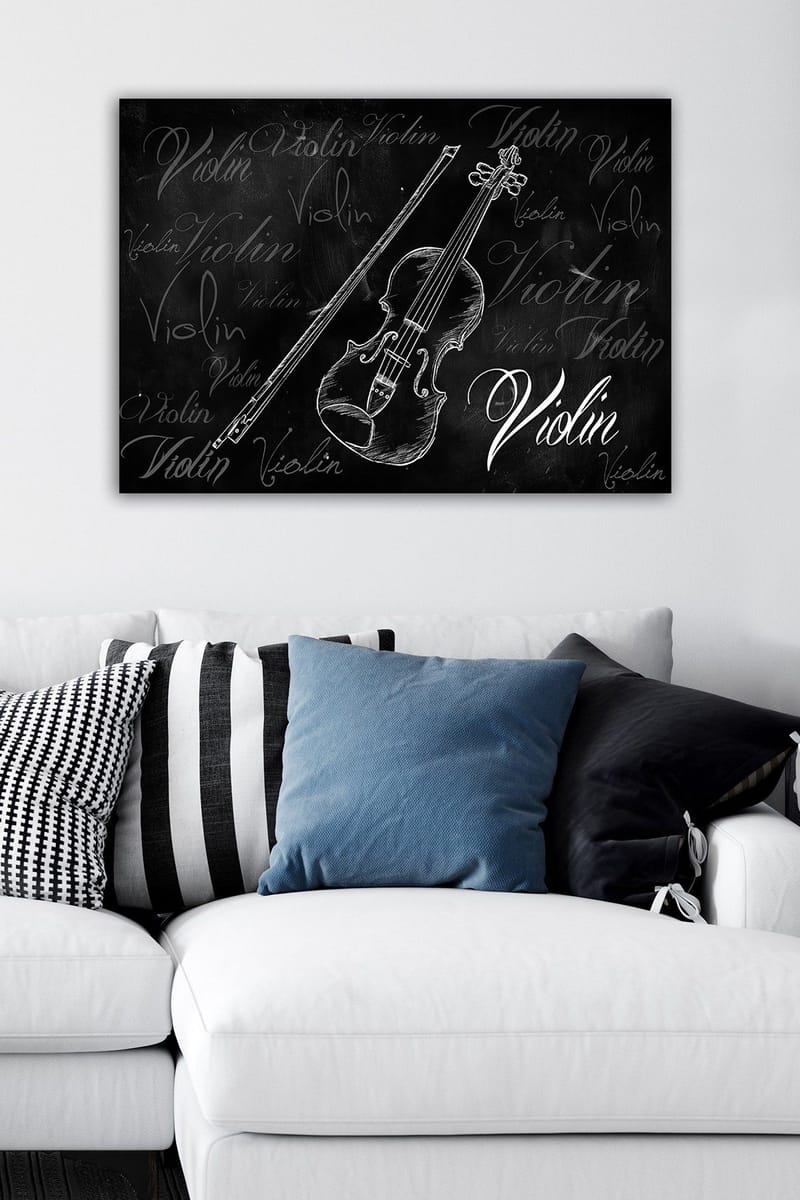 Dekorativ Canvasbilde 50x70 cm - Flerfarget - Innredning - Bilder & kunst - Lerretsbilder