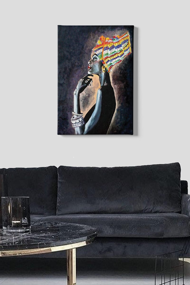 Dekorativ Canvasbilde 50x70 cm - Flerfarget - Innredning - Bilder & kunst - Lerretsbilder