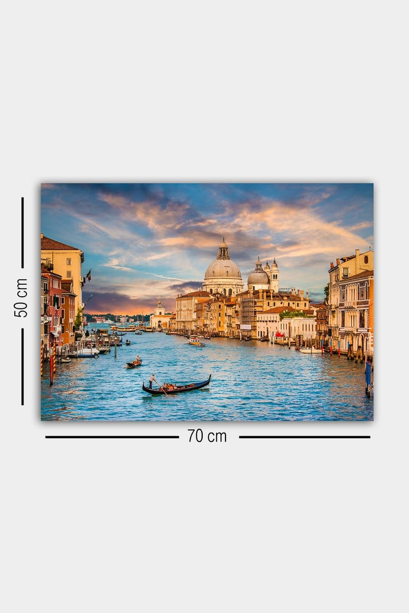 Dekorativ Canvasbilde 50x70 cm - Flerfarget - Innredning - Bilder & kunst - Lerretsbilder