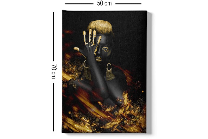 Dekorativ Canvasbilde 50x70 cm - Flerfarget - Innredning - Bilder & kunst - Lerretsbilder