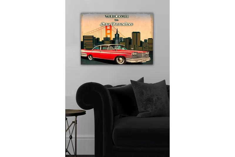 Dekorativ Canvasbilde 50x70 cm - Flerfarget - Innredning - Bilder & kunst - Lerretsbilder