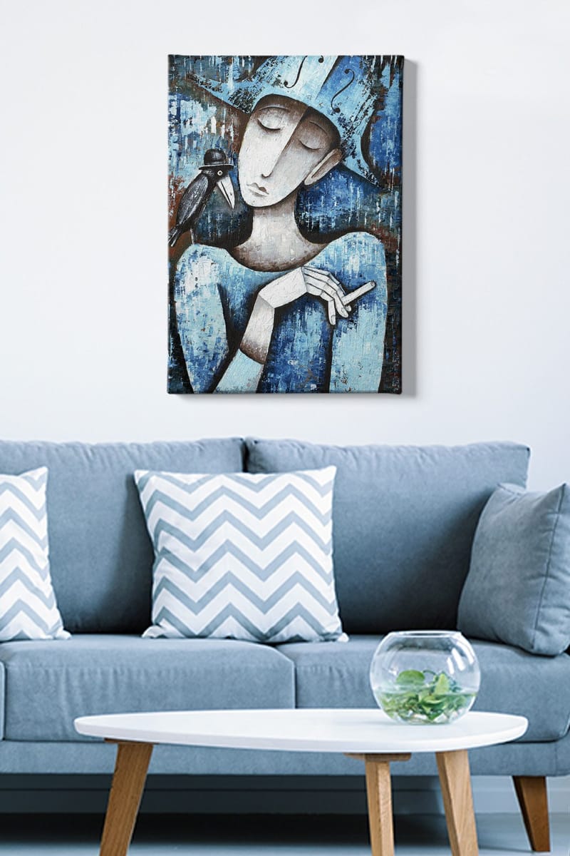 Dekorativ Canvasbilde 50x70 cm - Flerfarget - Innredning - Bilder & kunst - Lerretsbilder