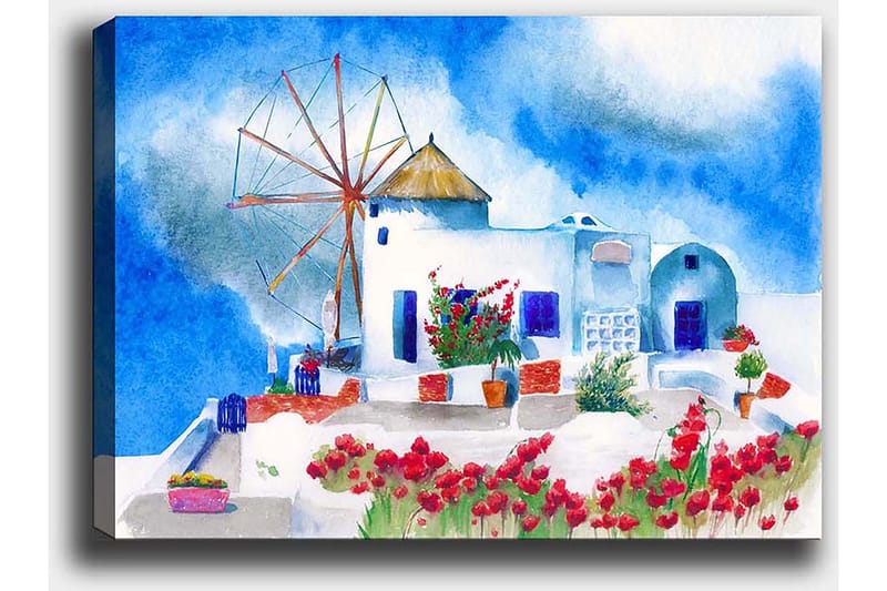 Dekorativ Canvasbilde 50x70 cm - Flerfarget - Innredning - Bilder & kunst - Lerretsbilder