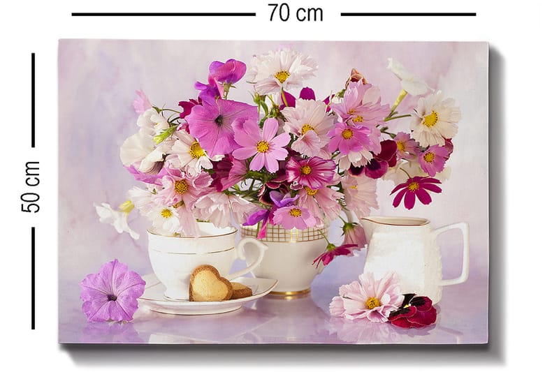 Dekorativ Canvasbilde 50x70 cm - Flerfarget - Innredning - Bilder & kunst - Lerretsbilder