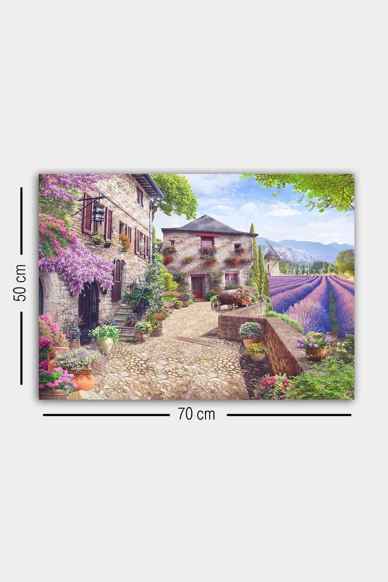 Dekorativ Canvasbilde 50x70 cm - Flerfarget - Innredning - Bilder & kunst - Lerretsbilder