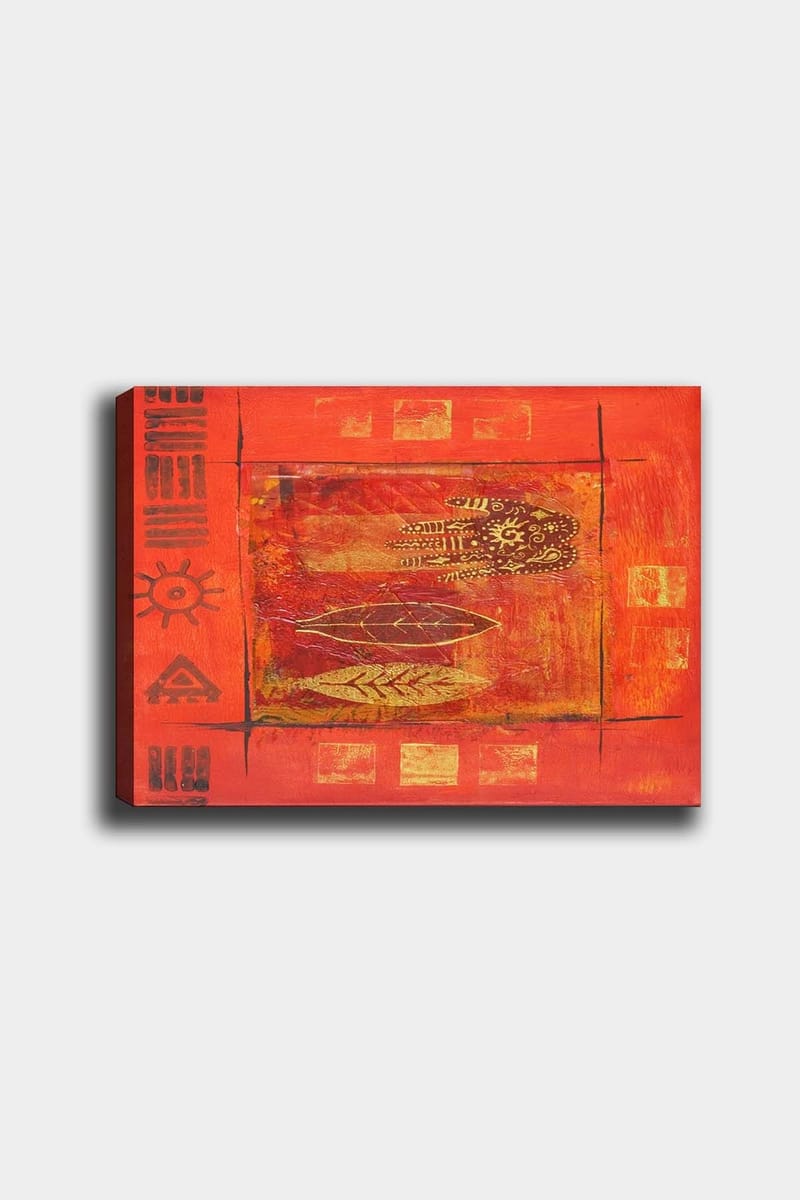 Dekorativ Canvasbilde 50x70 cm - Flerfarget - Innredning - Bilder & kunst - Lerretsbilder