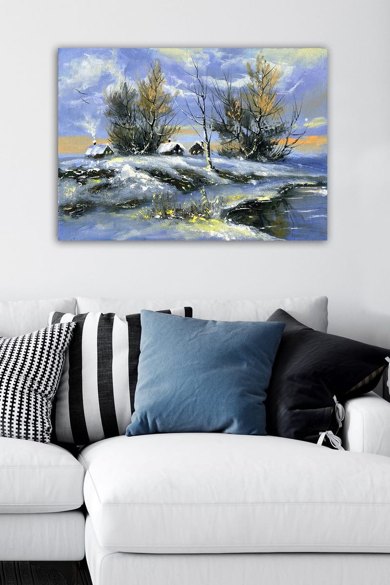 Dekorativ Canvasbilde 50x70 cm - Flerfarget - Innredning - Bilder & kunst - Lerretsbilder