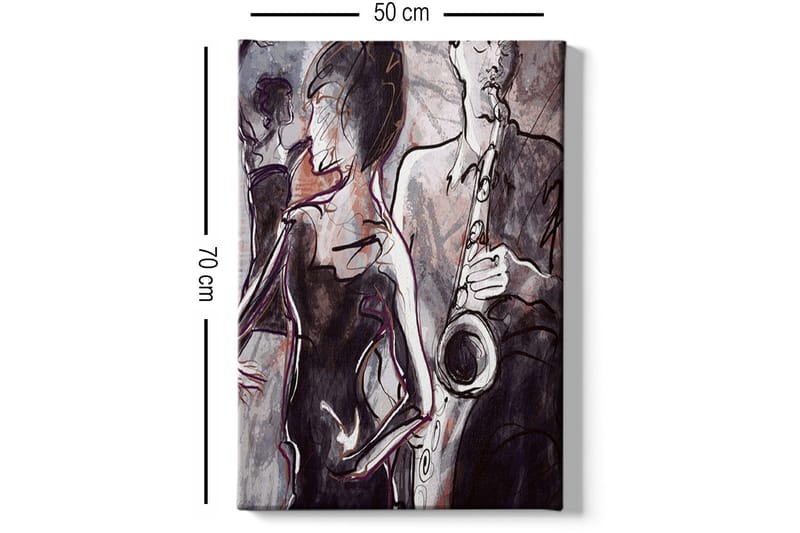 Dekorativ Canvasbilde 50x70 cm - Flerfarget - Innredning - Bilder & kunst - Lerretsbilder