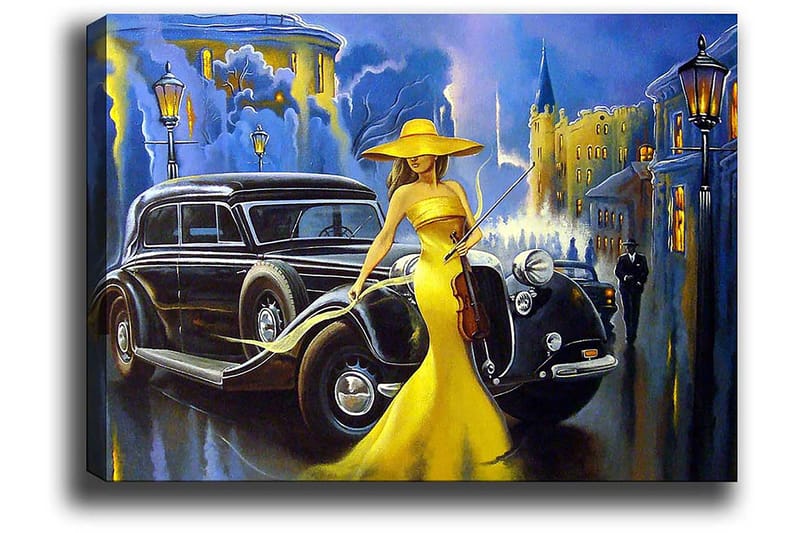 Dekorativ Canvasbilde 50x70 cm - Flerfarget - Innredning - Bilder & kunst - Lerretsbilder