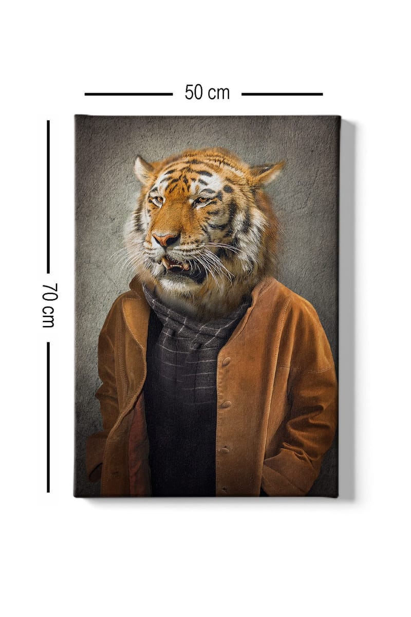 Dekorativ Canvasbilde 50x70 cm - Flerfarget - Innredning - Bilder & kunst - Lerretsbilder