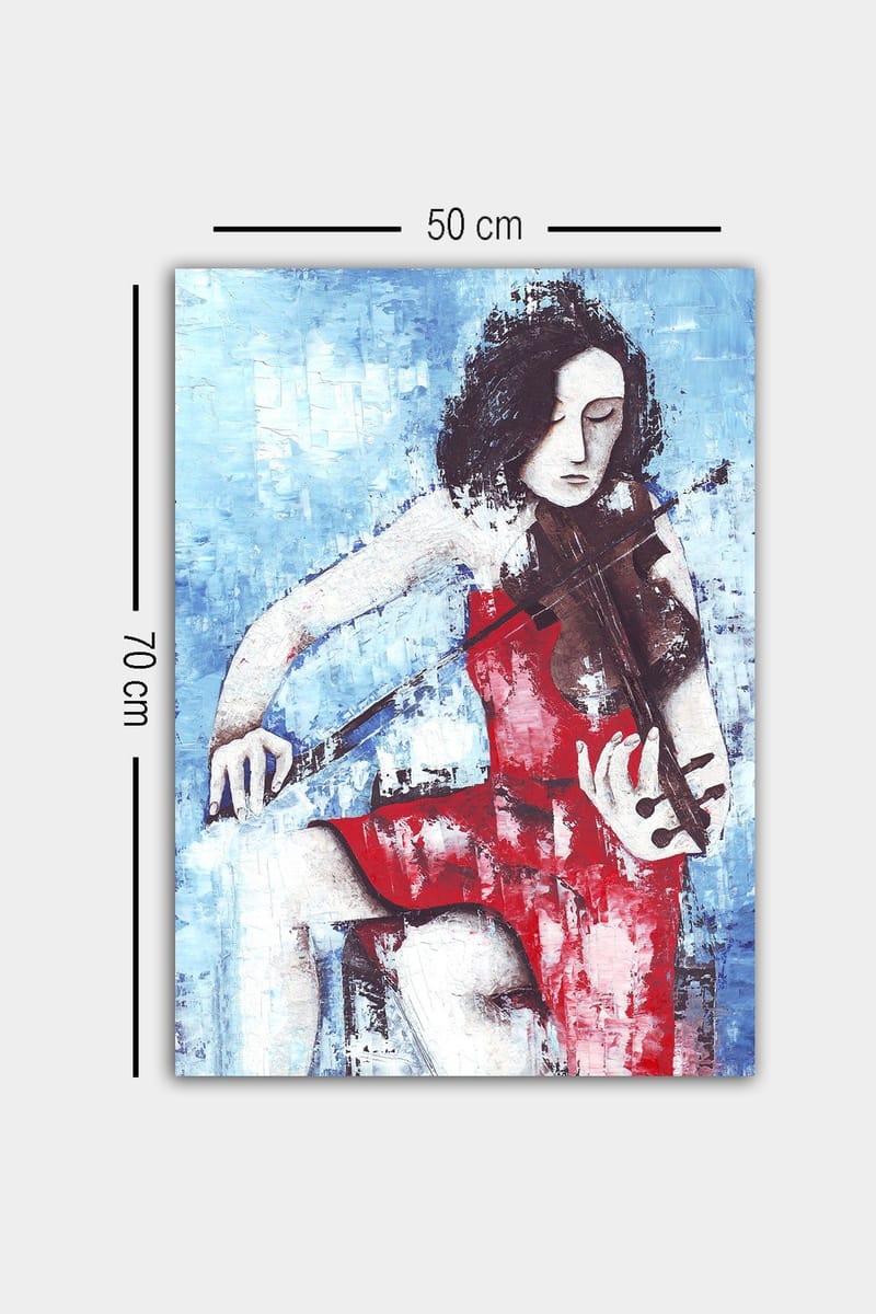 Dekorativ Canvasbilde 50x70 cm - Flerfarget - Innredning - Bilder & kunst - Lerretsbilder