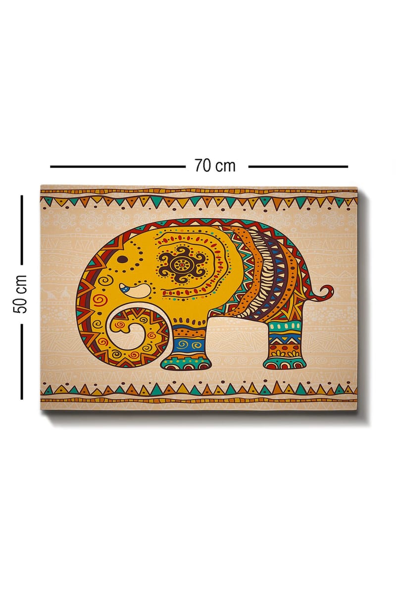 Dekorativ Canvasbilde 50x70 cm - Flerfarget - Innredning - Bilder & kunst - Lerretsbilder