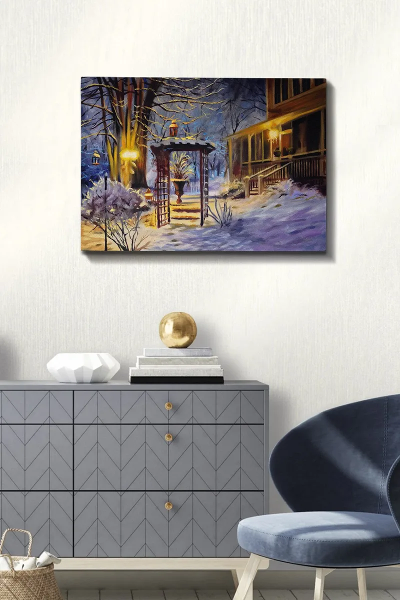 Dekorativ Canvasbilde 50x70 cm - Flerfarget - Innredning - Bilder & kunst - Lerretsbilder