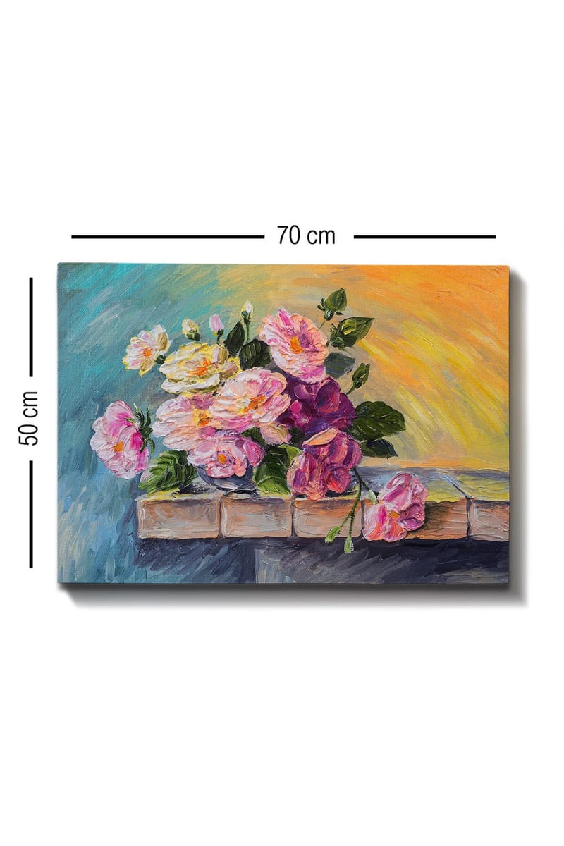 Dekorativ Canvasbilde 50x70 cm - Flerfarget - Innredning - Bilder & kunst - Lerretsbilder