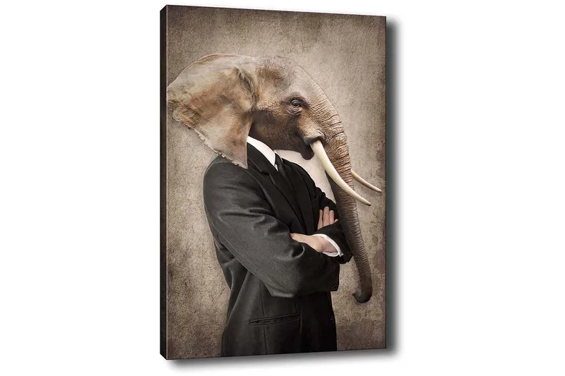 Dekorativ Canvasbilde 50x70 cm - Flerfarget - Innredning - Bilder & kunst - Lerretsbilder