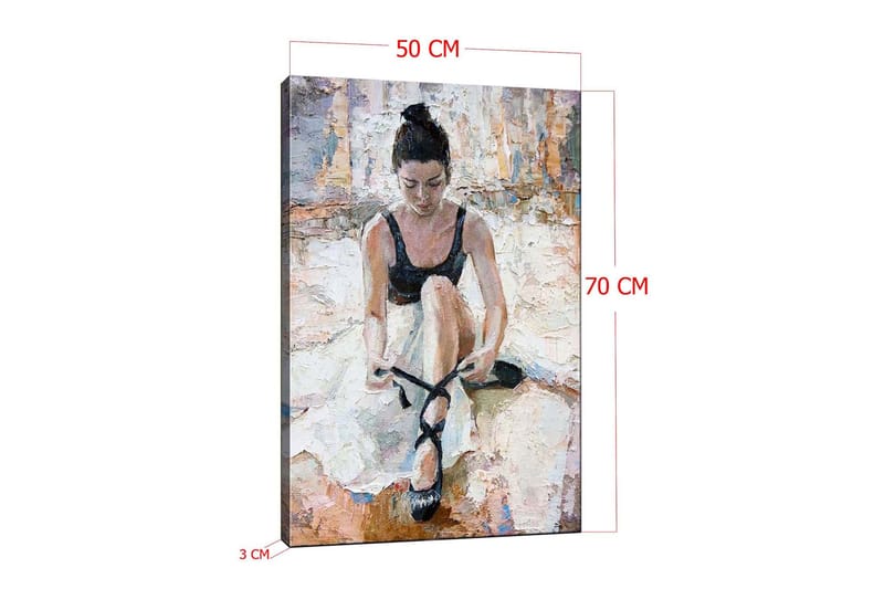 Dekorativ Canvasbilde 50x70 cm - Flerfarget - Innredning - Bilder & kunst - Lerretsbilder