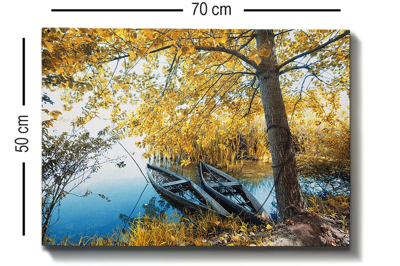 Dekorativ Canvasbilde 50x70 cm - Flerfarget - Innredning - Bilder & kunst - Lerretsbilder