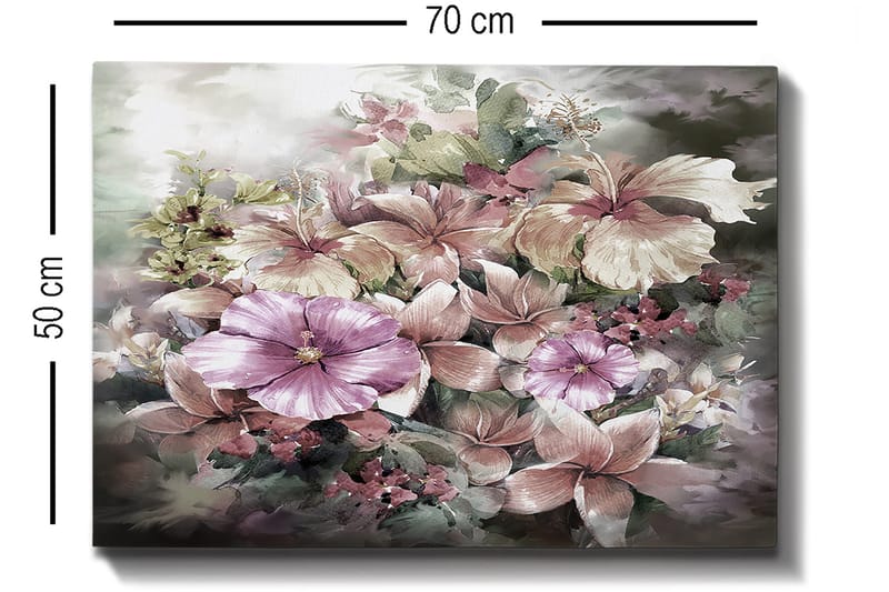 Dekorativ Canvasbilde 50x70 cm - Flerfarget - Innredning - Bilder & kunst - Lerretsbilder